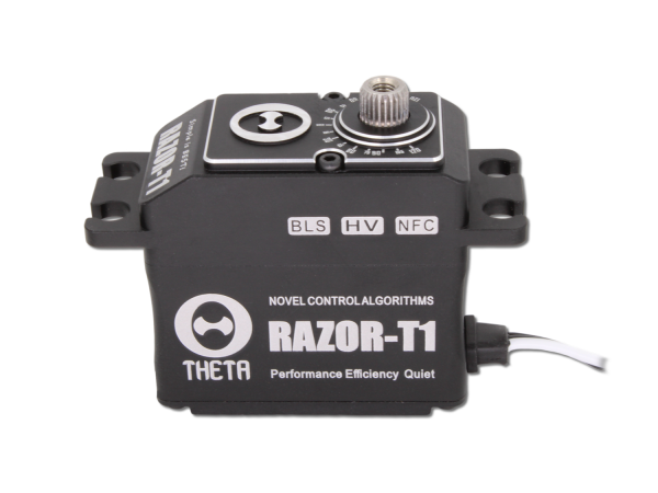 THETA RAZOR-T1 Black Brushless HV Servo with NFC 