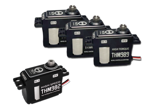 THETA HELI SET 3x THM989 / 1x THM982 BLS HV Servo