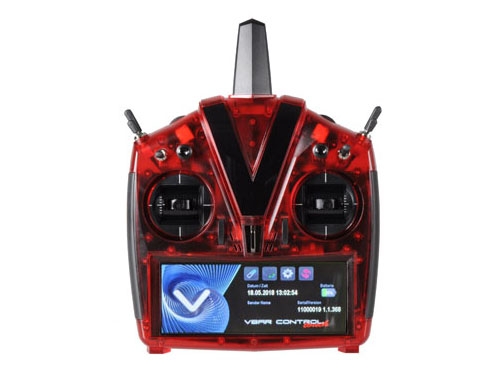 Mikado VBar Control Touch Radio red transparent