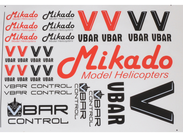 Mikado VBar / VControl decal set # 04901 