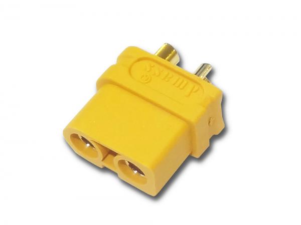 Goldkontakt Stecker 3,5mm mit Gehäuse gelb ( XT-60 )