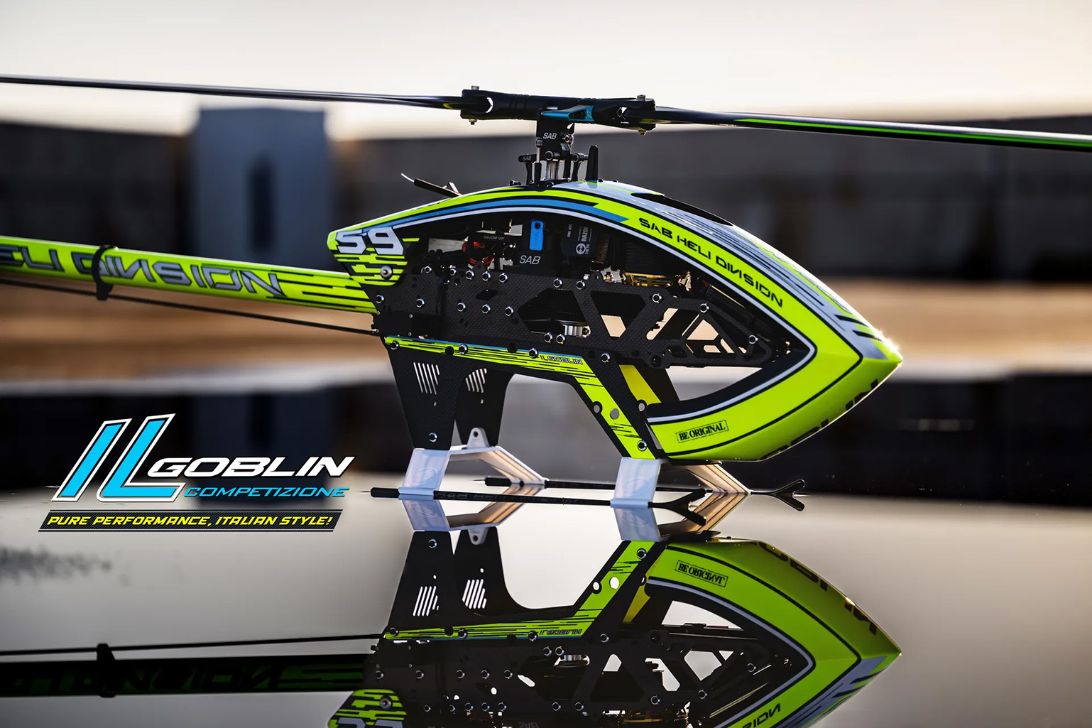 SAB ilGoblin Competizione Hochleistungs-RC-Helikopter