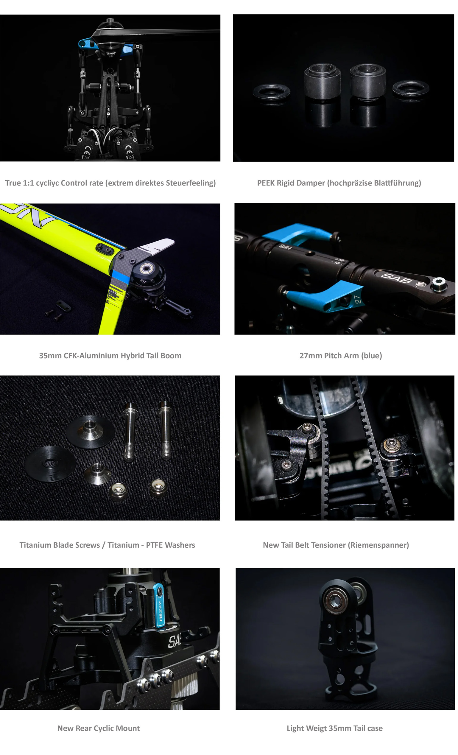 35-mm-Carbon-Heckrohr des SAB ilGoblin Competizione