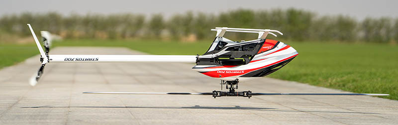XLPower Stratos 700 RC Helicopter in Flight