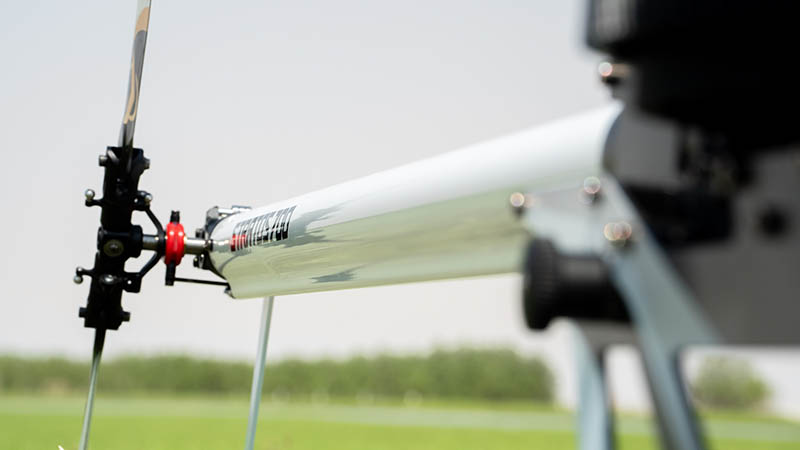 XLPower Stratos 700 Aluminum Tail Boom with Titanium Pushrod